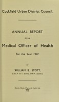 view [Report 1947] / Medical Officer of Health, Cuckfield U.D.C.