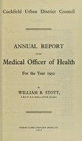 view [Report 1952] / Medical Officer of Health, Cuckfield U.D.C.