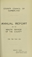 view [Report 1945] / Medical Officer of Health, Cumberland County Council.