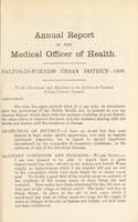 view [Report 1909] / Medical Officer of Health, Dalton-in-Furness U.D.C.