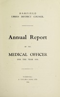 view [Report 1938] / Medical Officer of Health, Darfield U.D.C.