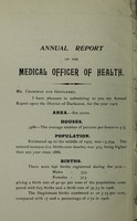 view [Report 1907] / Medical Officer of Health, Darlaston U.D.C.