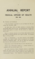 view [Report 1938] / Medical Officer of Health, Darlaston U.D.C.