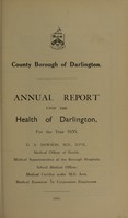 view [Report 1935] / Medical Officer of Health, Darlington County Borough.