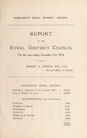 view [Report 1914] / Medical Officer of Health, Darlington R.D.C.