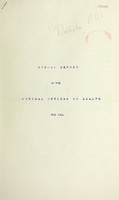 view [Report 1944] / Medical Officer of Health, Darlington R.D.C.