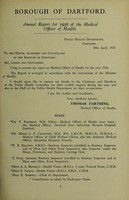 view [Report 1936] / Medical Officer of Health, Dartford Borough.