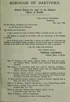 view [Report 1937] / Medical Officer of Health, Dartford Borough.