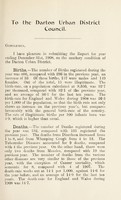 view [Report 1908] / Medical Officer of Health, Darton U.D.C.