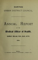 view [Report 1911] / Medical Officer of Health, Darton U.D.C.