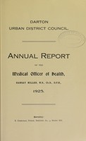 view [Report 1925] / Medical Officer of Health, Darton U.D.C.