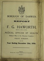 view [Report 1914] / Medical Officer of Health, Darwen Borough.