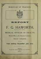 view [Report 1919] / Medical Officer of Health, Darwen Borough.