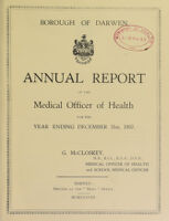 view [Report 1937] / Medical Officer of Health, Darwen Borough.