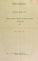 view [Report 1943] / Medical Officer of Health, Daventry Borough.