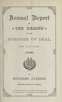 view [Report 1896] / Medical Officer of Health, Deal Borough.