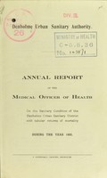 view [Report 1935] / Medical Officer of Health, Denholme U.D.C.