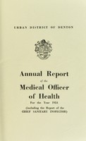 view [Report 1954] / Medical Officer of Health, Denton U.D.C.