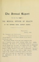 view [Report 1907] / Medical Officer of Health, Depwade R.D.C.