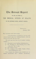 view [Report 1911] / Medical Officer of Health, Depwade R.D.C.