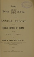 view [Report 1905] / Medical Officer of Health, Derby County Borough.