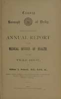 view [Report 1907] / Medical Officer of Health, Derby County Borough.