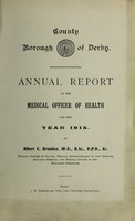 view [Report 1915] / Medical Officer of Health, Derby County Borough.