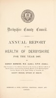 view [Report 1897] / Medical Officer of Health, Derbyshire County Council.