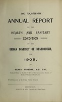 view [Report 1905] / Medical Officer of Health, Desborough U.D.C.