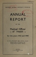 view [Report 1943-1944] / Medical Officer of Health, Devizes Borough.