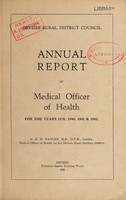 view [Report 1939-1942] / Medical Officer of Health, Devizes R.D.C.