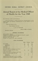 view [Report 1948] / Medical Officer of Health, Devizes R.D.C.