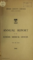 view [Report 1945] / School Medical Officer of Health, Devon County Council.