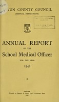 view [Report 1948] / School Medical Officer of Health, Devon County Council.