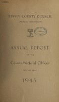 view [Report 1945] / Medical Officer of Health, Devon County Council.