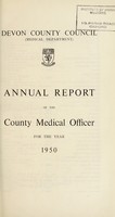 view [Report 1950] / Medical Officer of Health, Devon County Council.