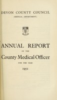 view [Report 1951] / Medical Officer of Health, Devon County Council.