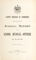 view [Report 1916] / School Medical Officer of Health, Dewsbury County Borough.