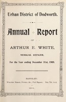 view [Report 1909] / Medical Officer of Health, Dodworth U.D.C.