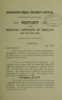 view [Report 1925] / Medical Officer of Health, Dodworth U.D.C.