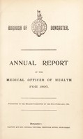 view [Report 1895] / Medical Officer of Health, Doncaster County Borough.