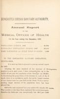 view [Report 1897] / Medical Officer of Health, Doncaster County Borough.