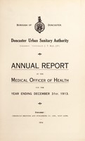 view [Report 1913] / Medical Officer of Health, Doncaster County Borough.