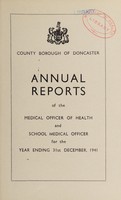view [Report 1941] / Medical Officer of Health, Doncaster County Borough.