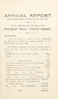 view [Report 1904] / Medical Officer of Health, Doncaster R.D.C.