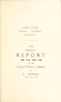 view [Report 1938] / Medical Officer of Health, Doncaster R.D.C.