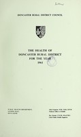 view [Report 1961] / Medical Officer of Health, Doncaster R.D.C.