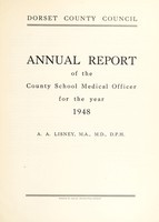 view [Report 1948] / School Medical Officer of Health, Dorset County Council.