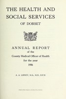 view [Report 1956] / School Medical Officer of Health, Dorset County Council.