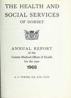 view [Report 1968] / School Medical Officer of Health, Dorset County Council.